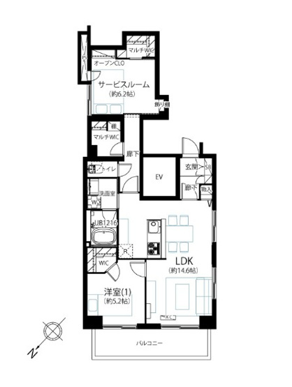 【間取り】 | 巣鴨第2SYマンション