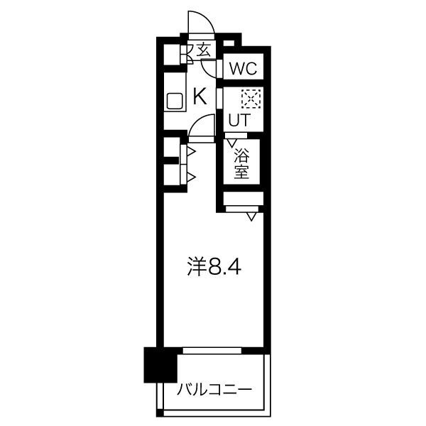 パルティール大曽根の間取り