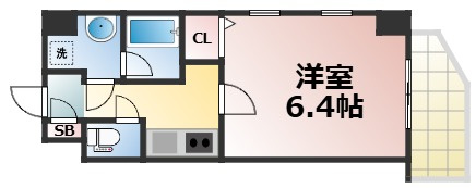 【間取り】 | ラ・ハイール北巽　仲介手数料無料