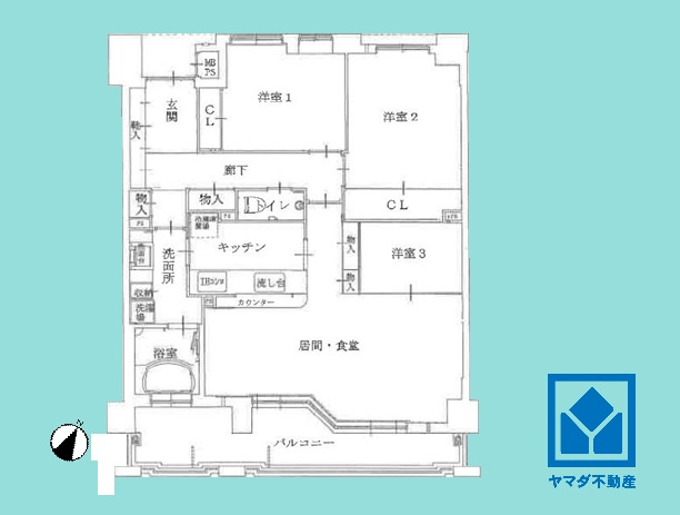 ワコーレ苦楽園レジデンスの間取り
