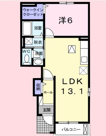 中田ガーデンの間取り