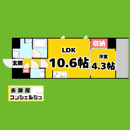プロシード池下の間取り