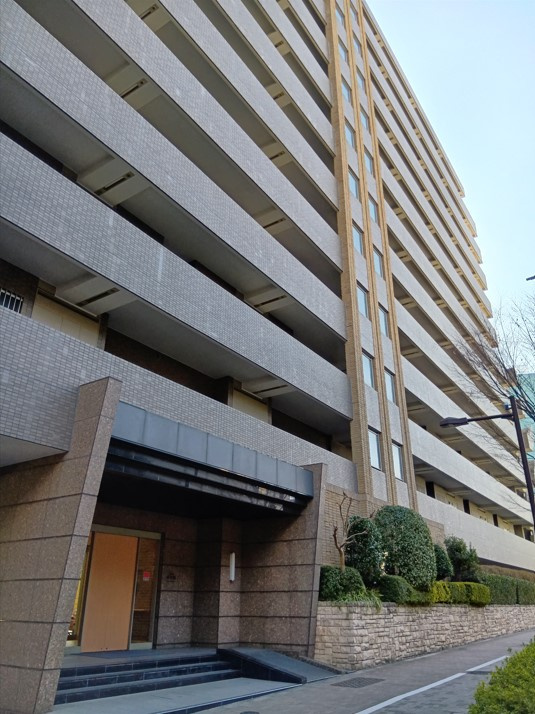 コスモ参宮橋パークビューの外観|コスモ参宮橋パークビュー：オートロック付きマンションです！