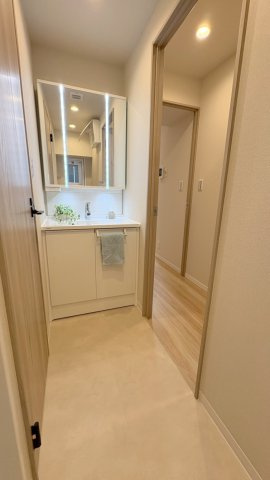 きよしケ丘サンビューハイツの独立洗面台|独立洗面台