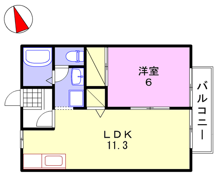 サンライフ双葉の間取り