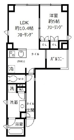 KINOKUNIYA　Sugar　Residenceの間取り|間取りです。
