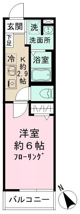 パルトネール市川の間取り