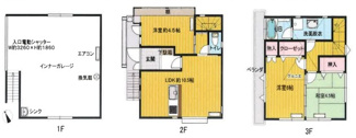 【間取り】 | 貸家　新座市北野