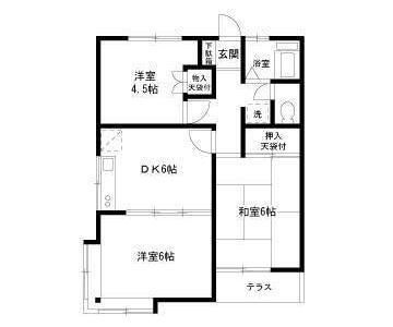 ウイスラービレッヂＡの間取り