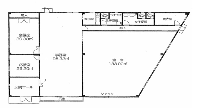 吹田泉町倉庫の間取り