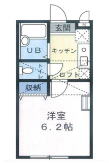 【間取り】 | アザレ読売ランドＢ棟 | 間取りです。