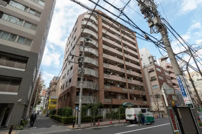 シティハイツ東京日本橋の外観|平成９年築・オートロック付きマンション、シティハイツ東京日本橋は即日現地案内可能となっておりますので、お気軽にお問い合わせください！