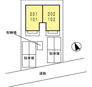 ＣＡＳＡ　ＳＰＥＲＡＮＺＡの区画図