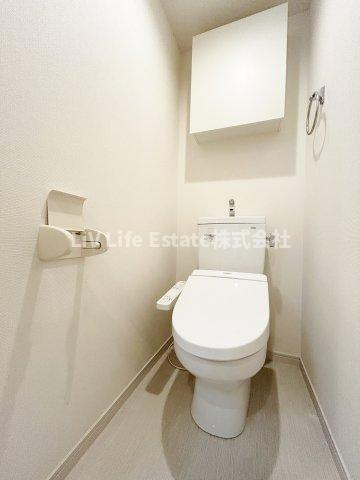 小平市仲町のアパートのトイレ