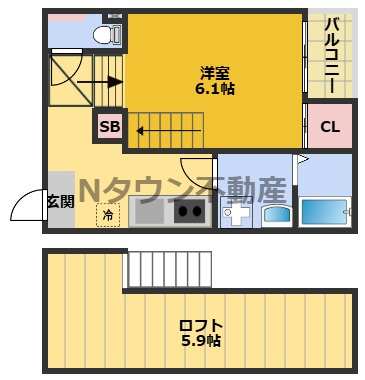 【間取り】 | ハーモニーテラス森末町 | 間取りです