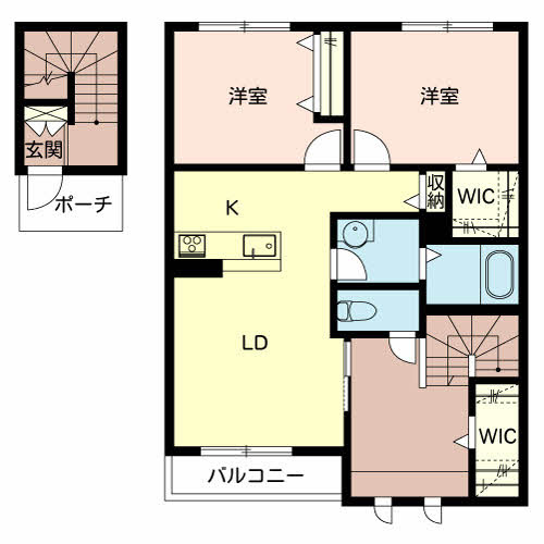 マルジョレーヌ堺の間取り