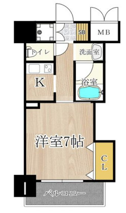 【間取り】 | ブリリアン夕陽丘