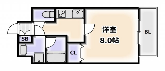 【間取り】 | フォレスト難波