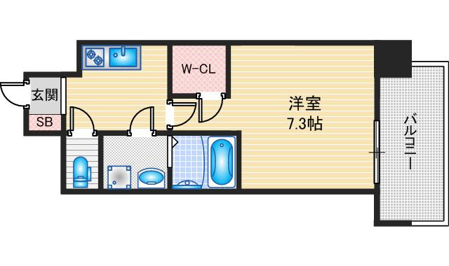 【間取り】 | ファーストフィオーレ吹田ブランシェ
