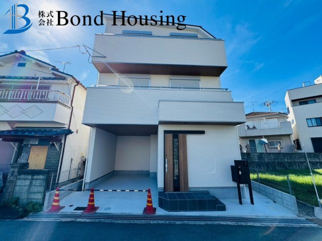 耐震等級3取得　LDK19以上　大久保町谷八木　新築戸建の外観