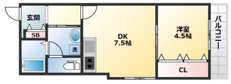 【間取り】 | フィユフラッツ豊中末広町