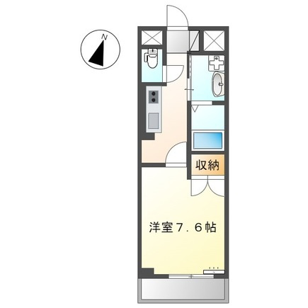 メゾンドガスパール名駅の間取り