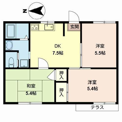 ラ・フォーレ深井の間取り