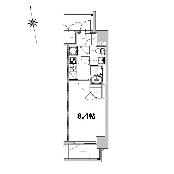 S-RESIDENCE今池beleta(ベレータ)の間取り