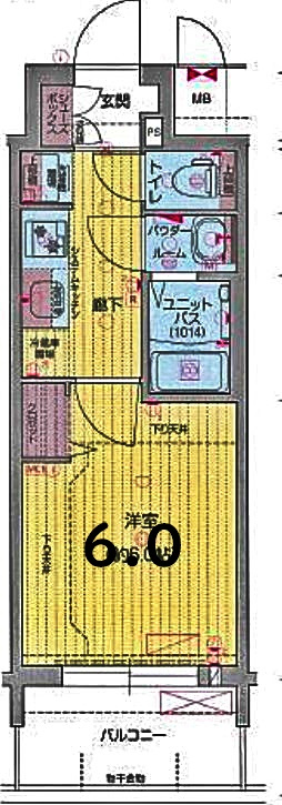 プレサンス新栄ユリシスの間取り