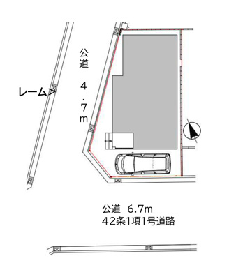 【区画図】 | 「マリンホーム施工」madre court日置荘西町５ 2期 | 区画図