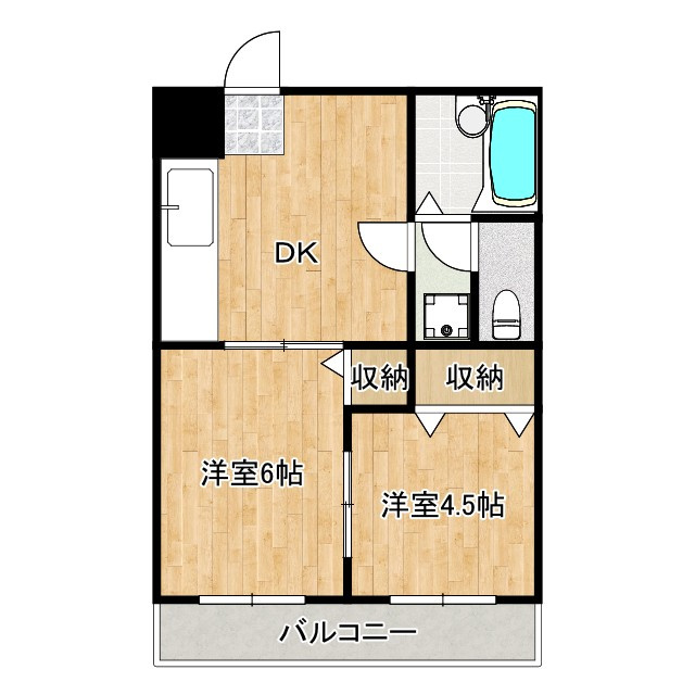 クレール川上の間取り|間取りです☆