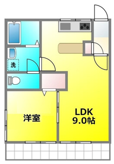 【間取り】 | 小さな庭 | 間取りです。