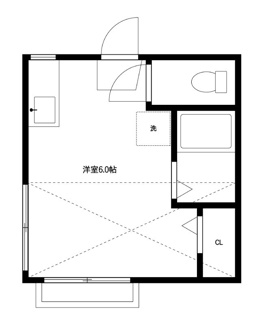 【間取り】 | サンク王子神谷 | 間取りです。