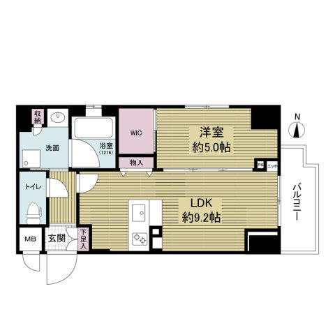 ジ　アドレス梅田の間取り