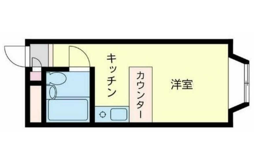 横浜市港北区綱島台のアパートの間取り