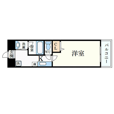 CITY　SPIRE神戸元町Ⅰの間取り