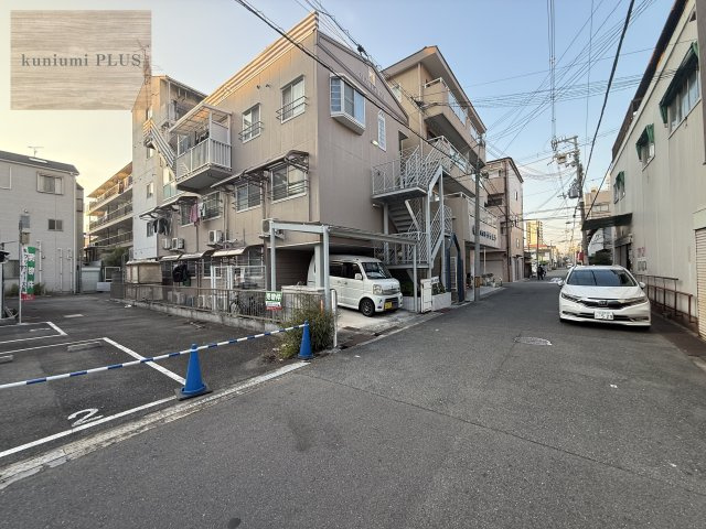 大阪市旭区大宮1丁目の前面道路含む現地写真