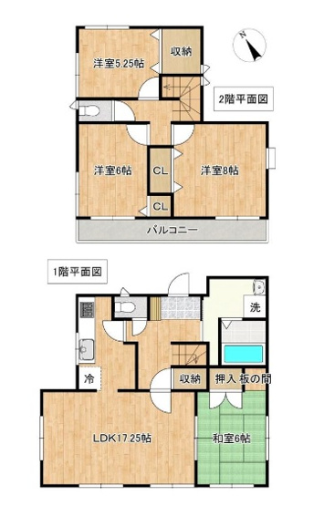 【間取り】 | 佐倉市藤治台　中古戸建て | 間取り図