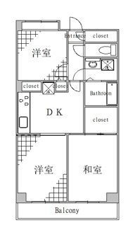 【間取り】 | 向島ダイヤモンドマンション