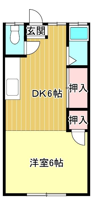 ファミリーハイツ津福の間取り