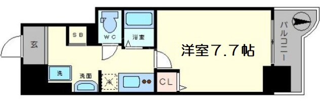 【間取り】 | ミラージュパレス本町東レジデンス