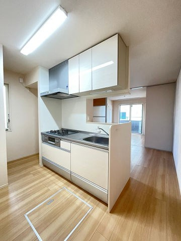 尼崎市長洲西通２丁目のアパートのキッチン|キッチンでお料理をお楽しみください