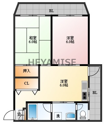 弁天ヒルズの間取り