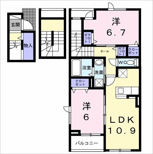 シーパレス弐番館の間取り