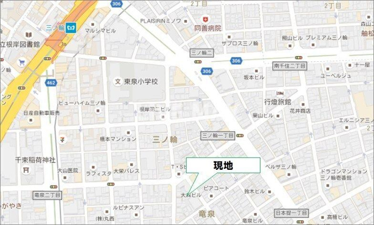 【地図】ORANGE PORTE 