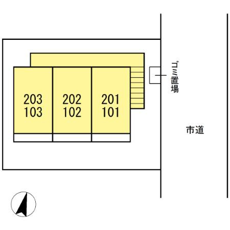 エスポワール新百合ヶ丘の区画図