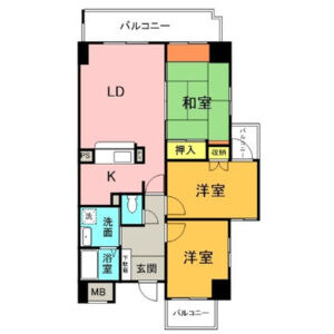【間取り】 | グランデ元塩
