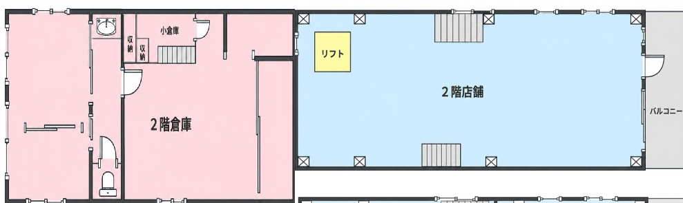 堺区御陵通倉庫の間取り