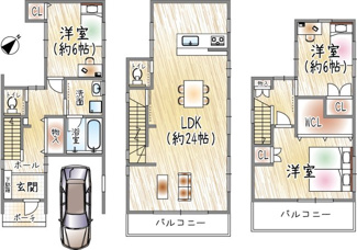 【間取り】 | 三和町3丁目 | 間取り