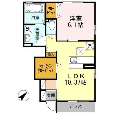 ヴァンベール湘南 Ⅱの間取り